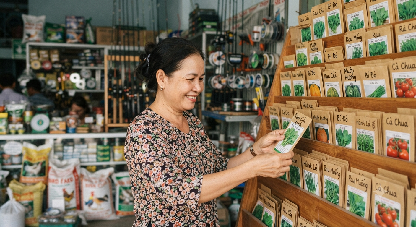 Chọn hạt giống rau màu theo mùa vụ